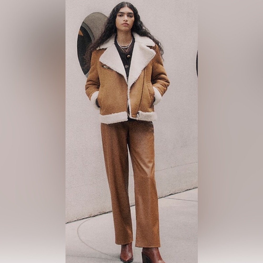 NWT Madewell The perfect vintage faux leather  pants size 29